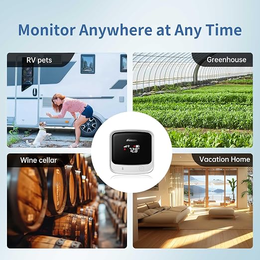 Frigga 4G Cellular Temperature & Humidity Monitor, No WiFi Required, Remote - Image 9