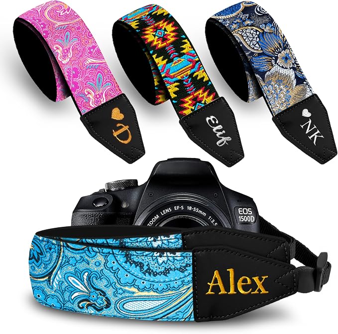 Art Tribute Custom Camera Strap Indian River by ArtTribute