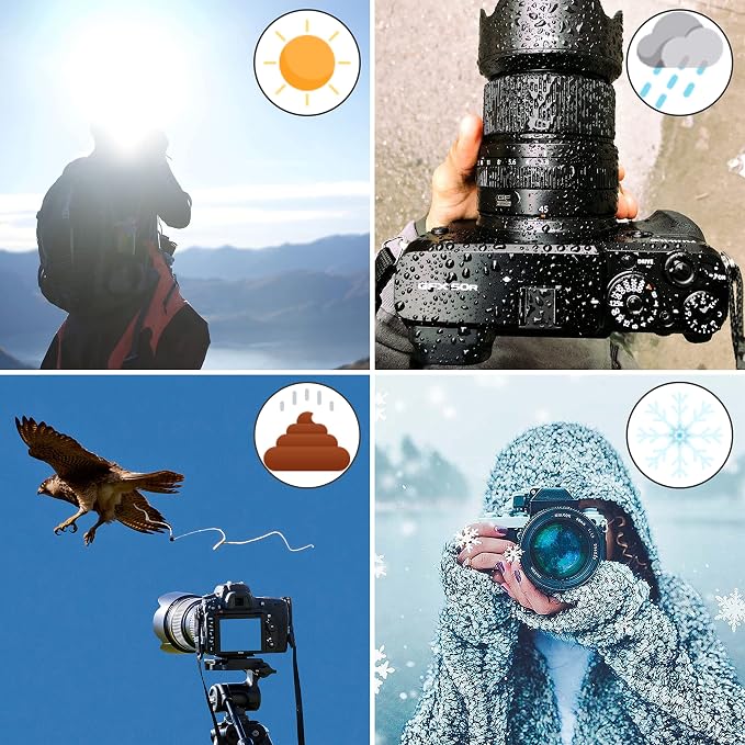 Hot Shoe Umbrella, Protects Camera from Rain - Image 2