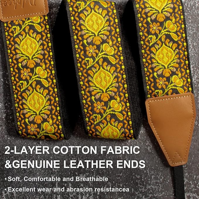 Camera Strap, Jacquard Weave 2" Shoulder Neck Straps - Image 2