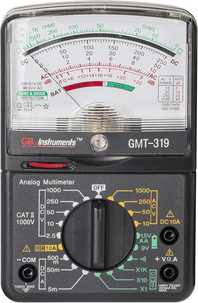 Gardner Bender GMT-319 Multimeter Tester, RJ-45 & RJ-11, 7 Function / 19 Range by GardnerBender