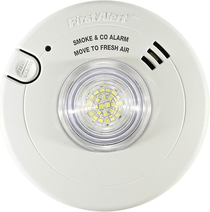 First Alert BRK 7030BSL Hardwired Hearing Impaired Combination Alarm by FirstAlert
