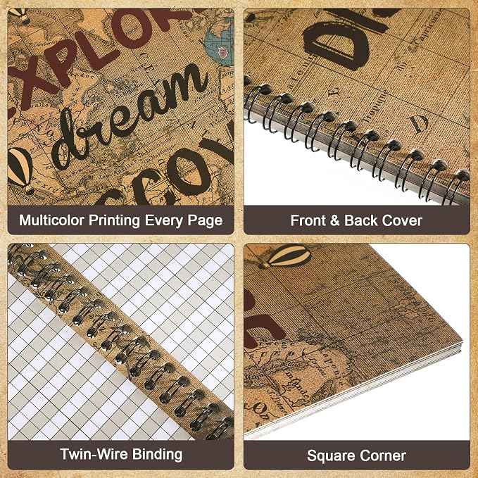 Faccito 8.3'' x 11'' Teacher Record Book 2026 Grade Book Undated Attendance - Image 4