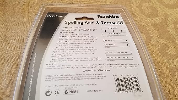 Franklin SA-206 Spelling Ace - Image 6