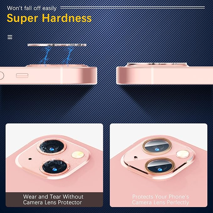 UniqueMe Compatible with iPhone 13 6.1" / iPhone 13 Mini 5.4" Camera Lens - Image 6