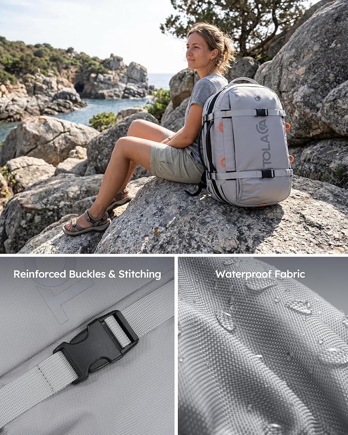Tolaccea Travel Laptop Backpack - Image 6