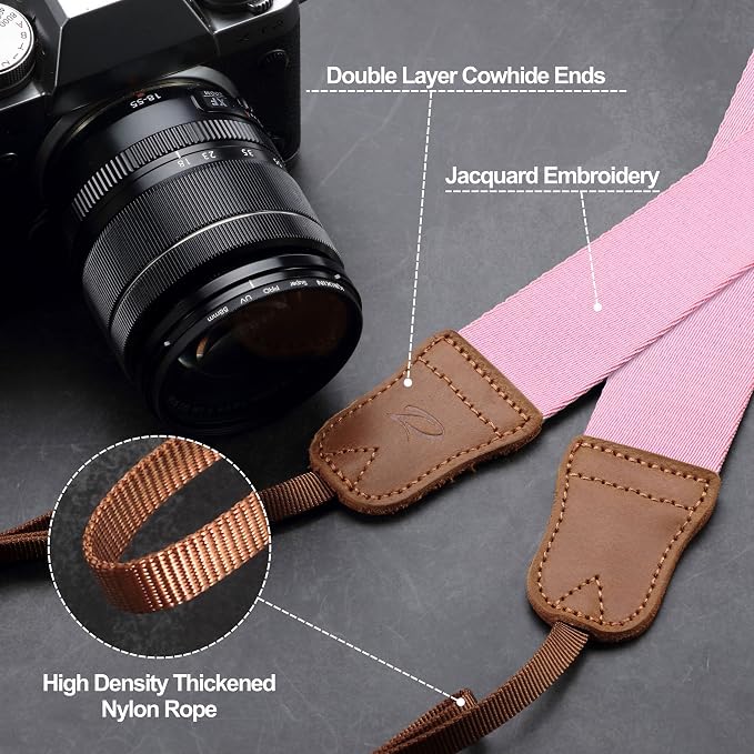 Padwa Lifestyle Pink Camera Straps - Image 5