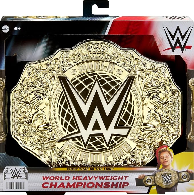 Mattel WWE Championship Title, World Heavyweight Championship Role-Play & - Image 5