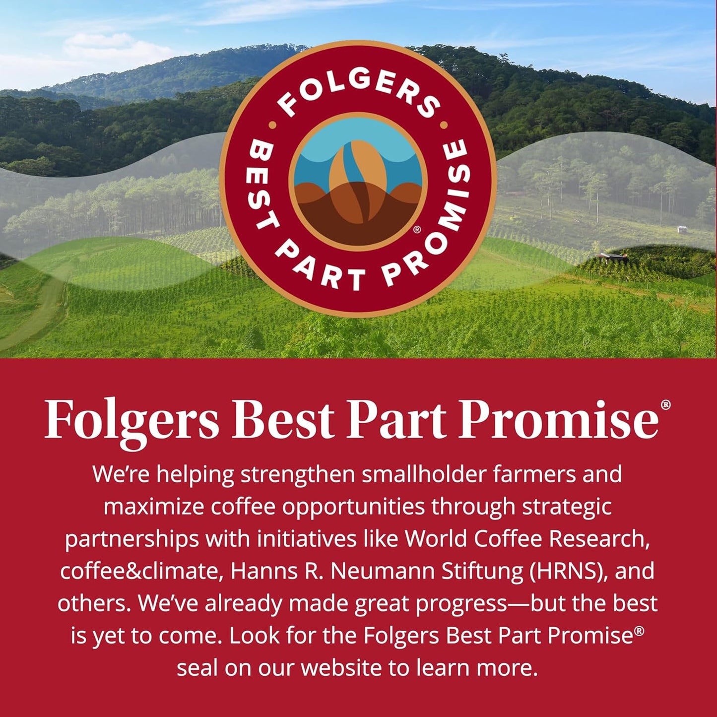 Folgers Colombian Medium Roast Coffee, 12 Keurig K-Cup Pods (Pack of 6)