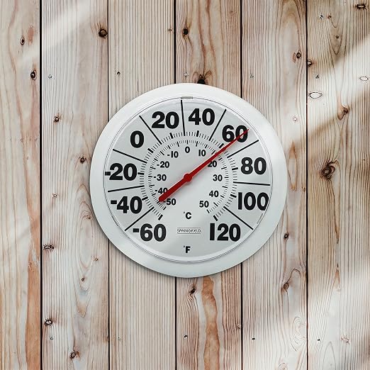 Springfield Indoor Outdoor Big and Bold Dial Thermometer, Wireless Thermometer - Image 6
