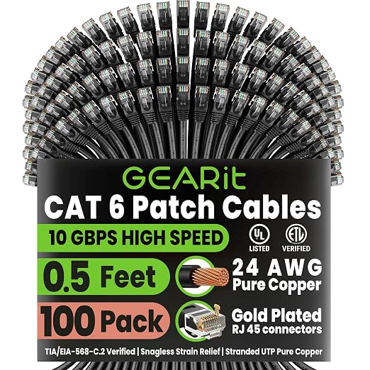 GEARit Cat 6 Ethernet Cable Pack by GEARit