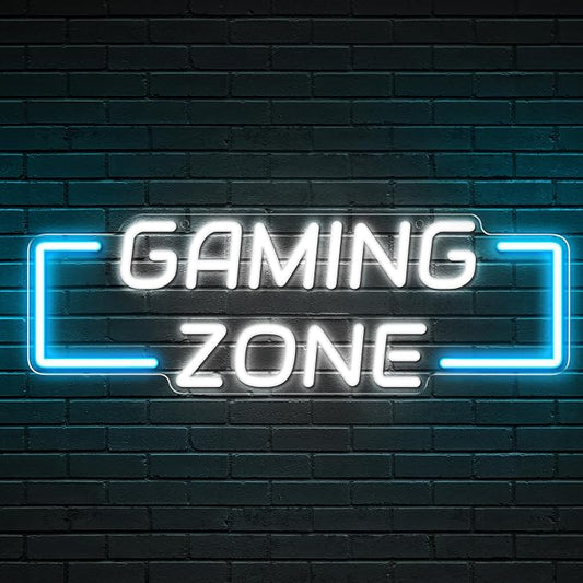 Kavaas Game Zone Neon Sign for Gameroom Wall Decor LED Light Signs by Kavaas