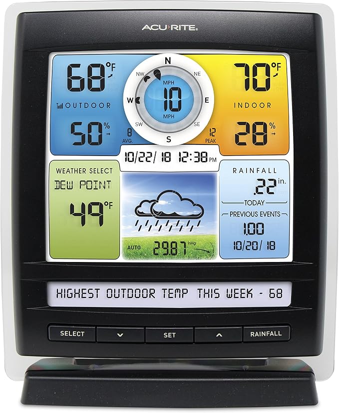 AcuRite 06016 Add-On Display for 5-in-1 Weather Sensors by AcuRite
