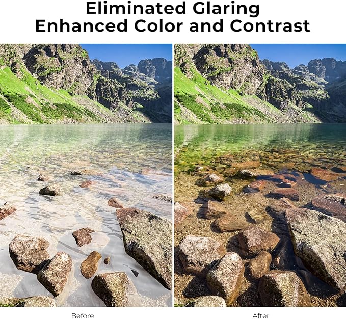 K&F CONCEPT 43mm Circular Polarizer Filter Ultra-Slim 18 Multi-Coated Optical - Image 5