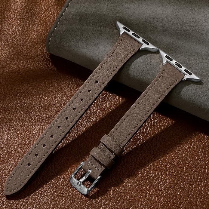 Charlam Slim Leather Band Compatible - Image 5