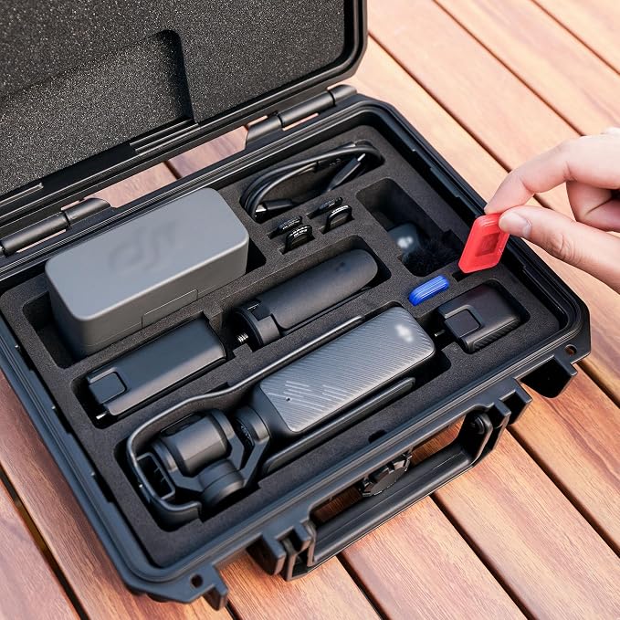 KIWIFOTOS Waterproof Hard Case for DJI Osmo Pocket 4 3 Creator/Power Expansion - Image 5