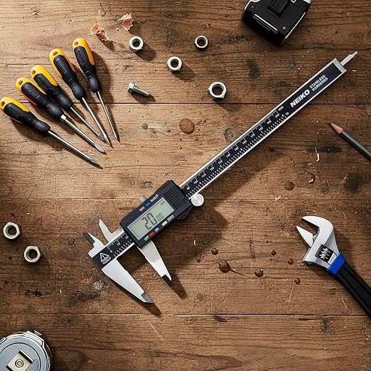 NEIKO 01408A 8” Electronic Digital Caliper Extra Large Display | 0-8 Inches | - Image 7