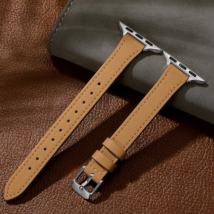 Charlam Slim Leather Band Compatible - Image 5