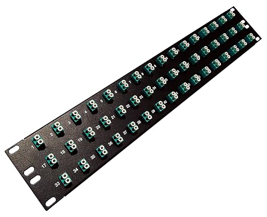 Ultra Spec Cables 48 Port LC Fiber Patch Panel 10Gb/40Gb Multimode 19" by UltraSpecCables
