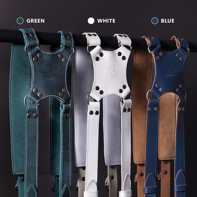 Padwa Lifestyle Dark Green Dual Camera Harness Strap - Image 6