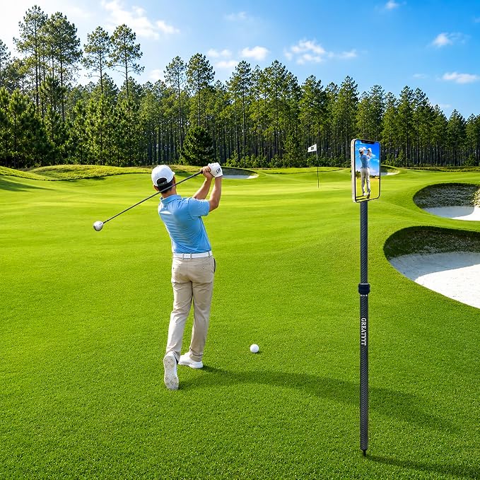 Carbon Fiber Monopod Golf Swing Recorder - Image 2