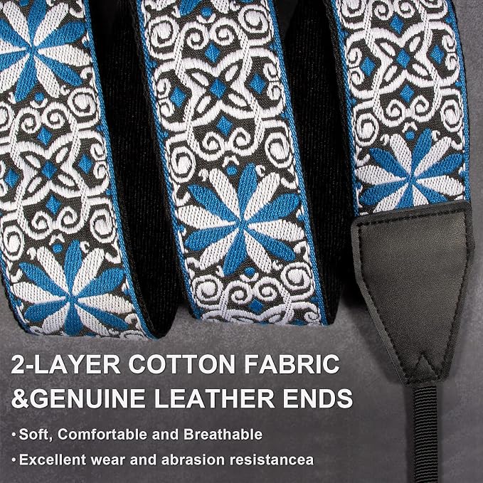 Camera Strap, Jacquard Weave 2" Shoulder Neck Straps - Image 2