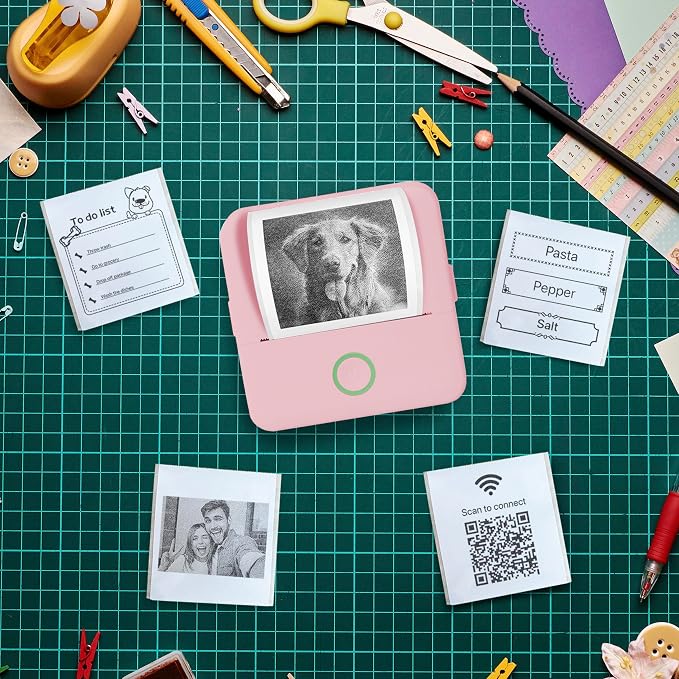 Mini Portable Thermal Printer, 200 Dpi Monochrome Label, Receipt and Image - Image 10