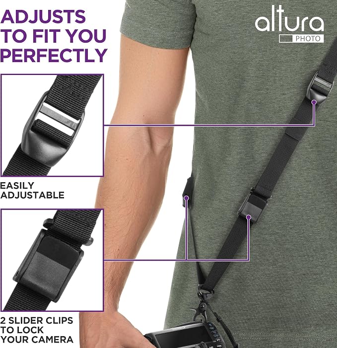 Altura Photo Camera Strap with Quick Release & Safety Tether - Image 6