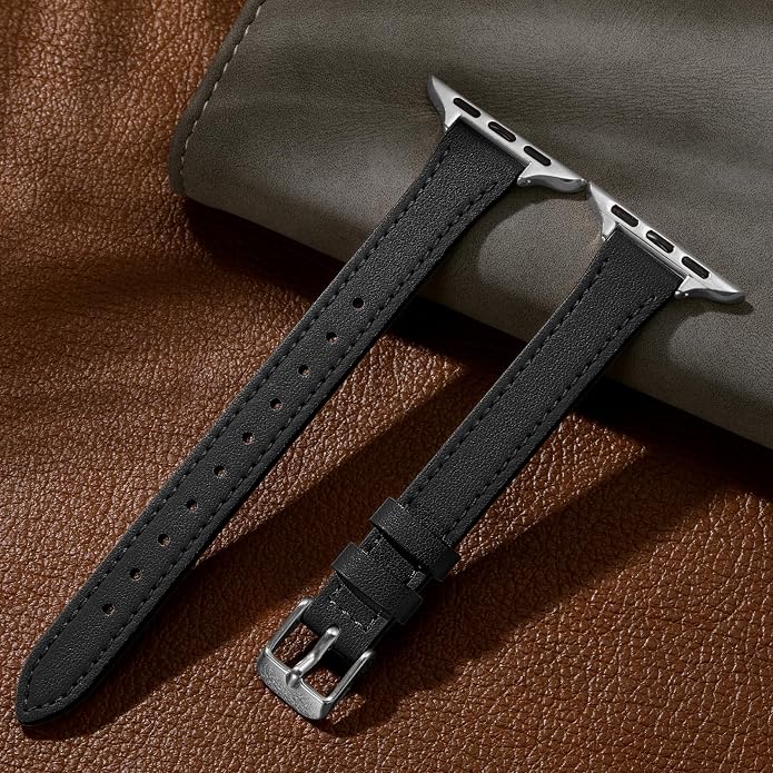 Charlam Slim Leather Band Compatible - Image 5