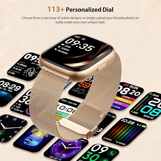 Smart Watch for Women with Alexa Built-in, 1.83" HD Touchscreen Fitness Tracker - Image 6