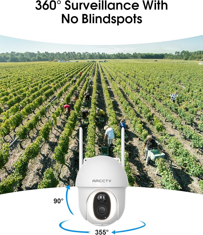 ARCCTV 4G LTE Cellular Security Camera Outdoor, Wireless Solar Powered - Image 5