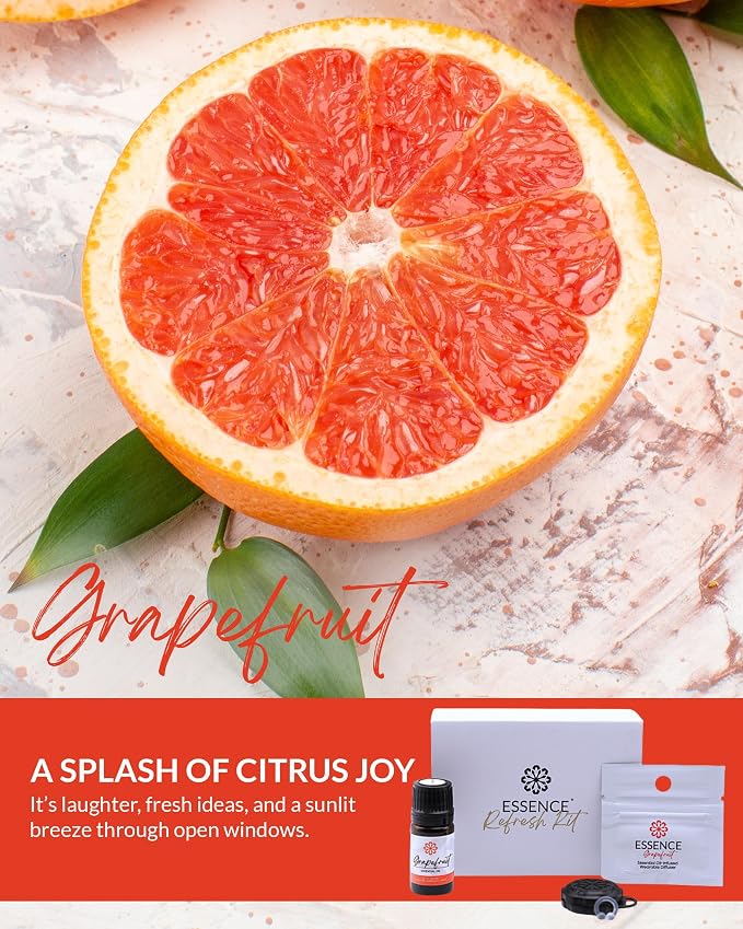 Essence Wearable Aromatherapy Nasal Diffuser – Grapefruit Essential Oil Nose - Image 3