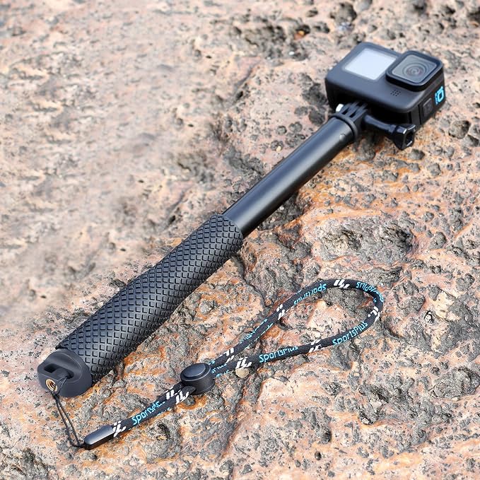 GEPULY Waterproof Selfie Stick for GoPro/DJI/Insta360/AKASO Action Cameras | - Image 7