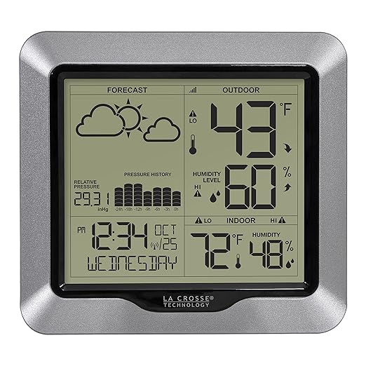 La Crosse Technology Wireless Digital Thermometer and Forecast Station Bundle - Image 5