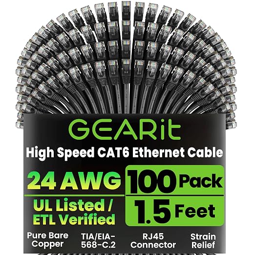 GEARit Cat 6 Ethernet Cable Pack by GEARit