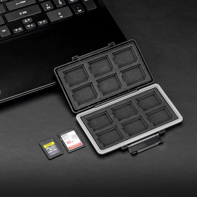 CFexpress Type A Card SD Card Holder Case Storage, Water-Resistant Shockproof - Image 9
