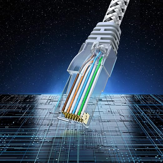 Maximm Cat 6 Ethernet Cable 10 ft, Braided Network Cable Cat6 - Image 8