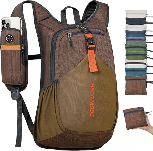 BECOJADDE 15L Small Hiking Backpack by BECOJADDE