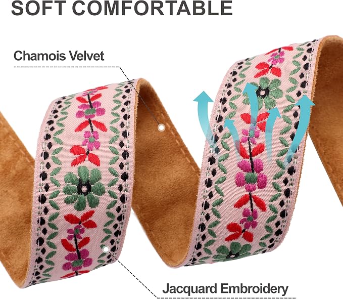 Padwa Lifestyle Embroidered Floral Camera Strap - Image 4