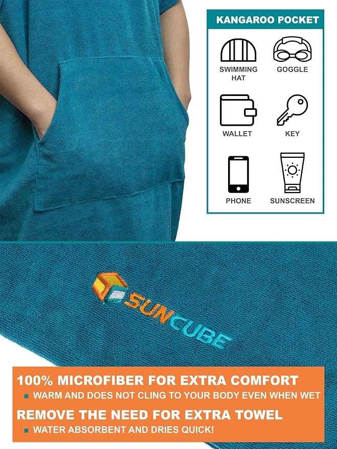 SUN CUBE Surf Poncho Changing Robe - Image 3