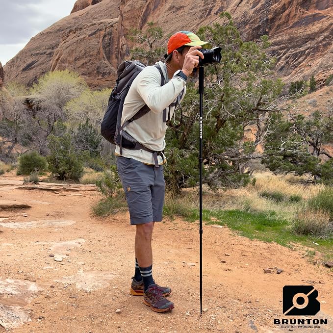 Brunton TBrunton Trekking Pole Monopod – Adjustable Aluminum Walking Staff & - Image 2