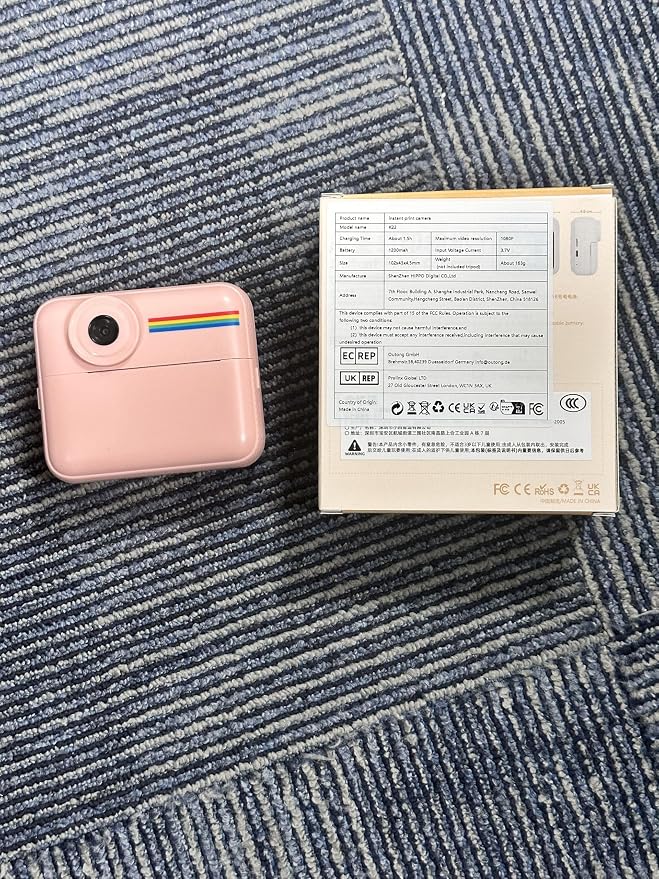 Kids Camera Instant Print with Color Printing Paper and Protective Case 32GB - Image 9