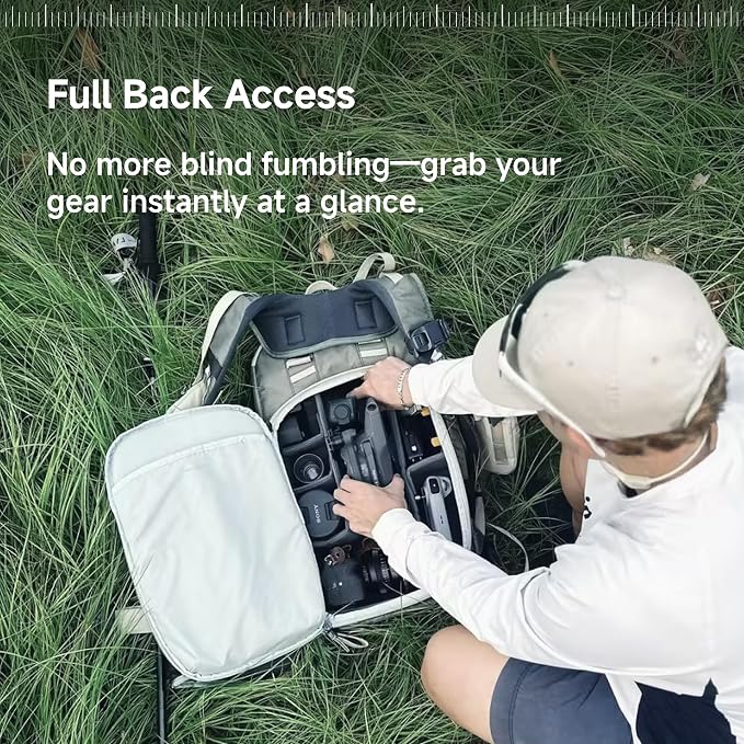 VSGO Pocket Ranger Expandable 25L-33L Photography & Outdoor Backpack – - Image 3