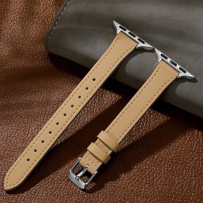 Charlam Slim Leather Band Compatible - Image 5