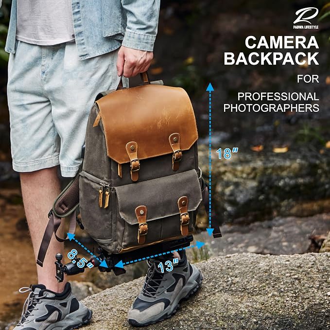 Padwa Lifestyle Coffee Camera Backpack - Image 7