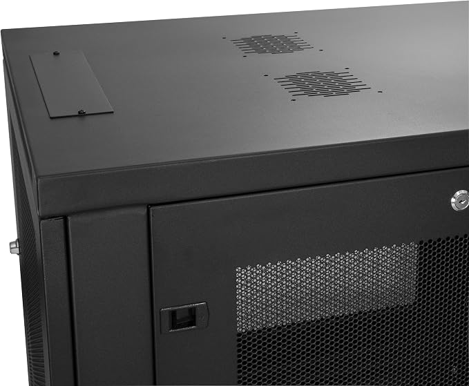 StarTech.com 2-Post 6U Wall Mount Network Cabinet w/ 1U Shelf, Ships Fully - Image 6