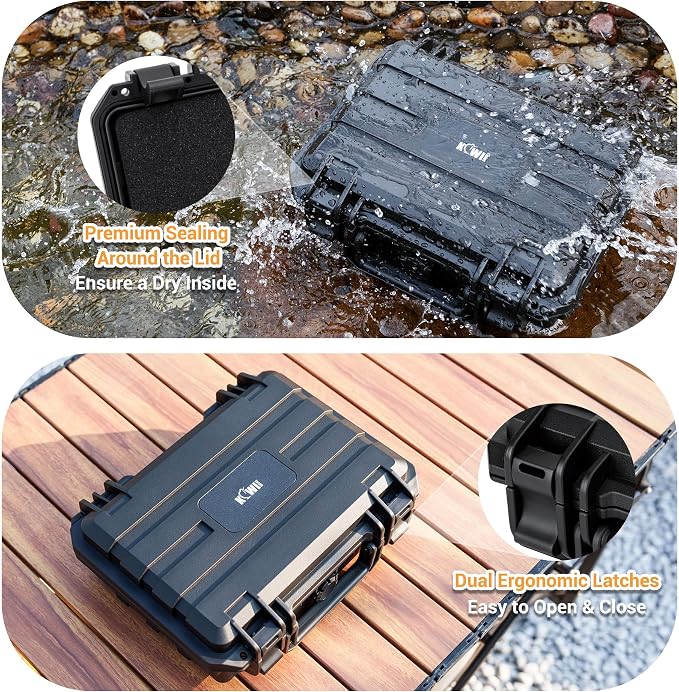 KIWIFOTOS Hard Case for DJI Osmo Action 6 5 Pro/Action 4 3 Adventure Combo - Image 3