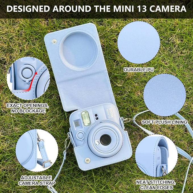 Camera Case for Fujifilm Instax Mini 13 Instant Camera, Mini 13 Camera - Image 3