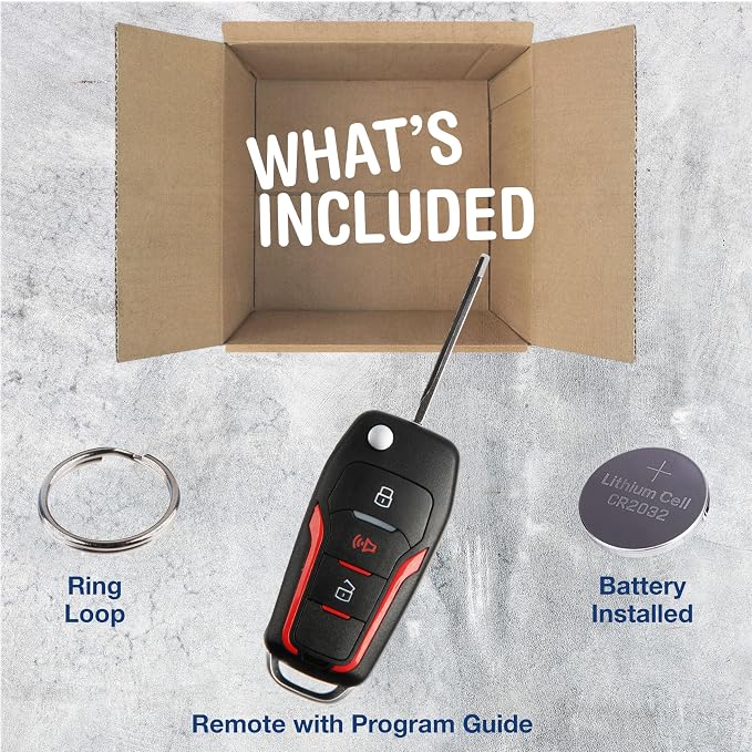 KeylessOption Key Fob for 1998 1999 2000 2001 2002 2003 2004 2005 2006 2007 - Image 3