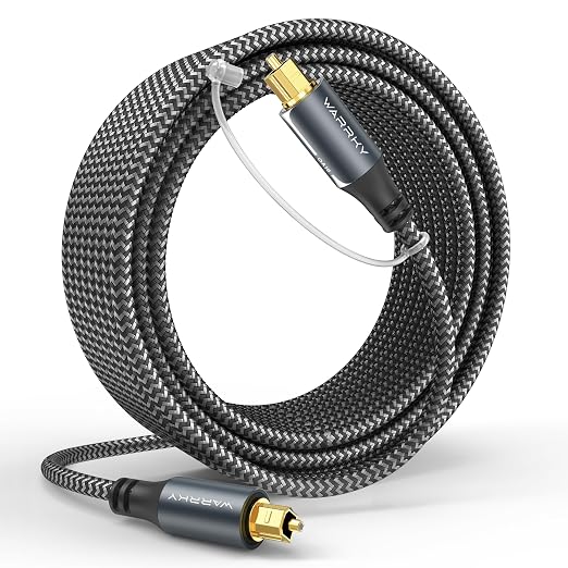 Warrky Optical Audio Cable, 25ft Optical Cable by WARRKY